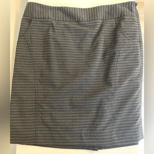 Ann Taylor LOFT Factory Preppy Striped Mini Pencil Skirt with Pockets Size 8P